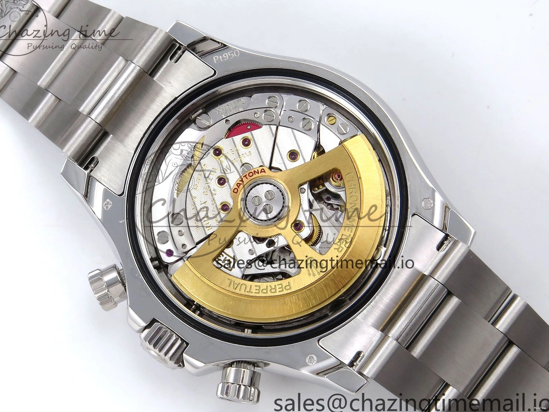 MiroTime 0303 Daytona 126506 QF 1:1 Best Edition Ice Blue Dial Lume Marker on SS YG Braclet SH4131 V TopPick 1272